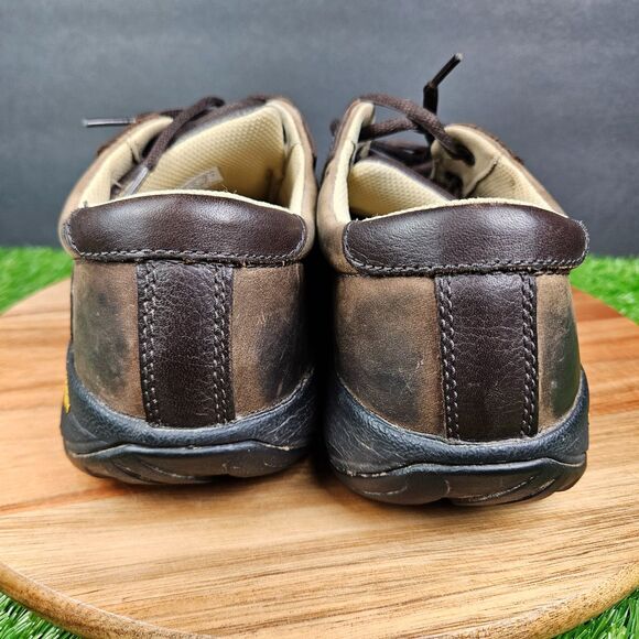 Keen Finlay Oxford Sneakers Mens 8 Brown Leather Casual Hiking Soft Toe Shoes main image 6